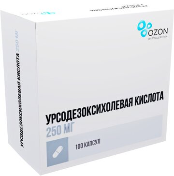 Урсодезоксихолевая кислота капс 250мг N 100