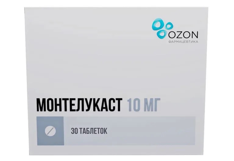 Монтелукаст тб п/об пленочной 10мг n30