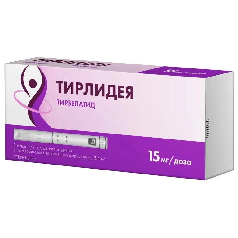 Тирлидея р-р д/и/п/к 15мг/доза 2.4мл шприц-ручка n1 + 4 иглы