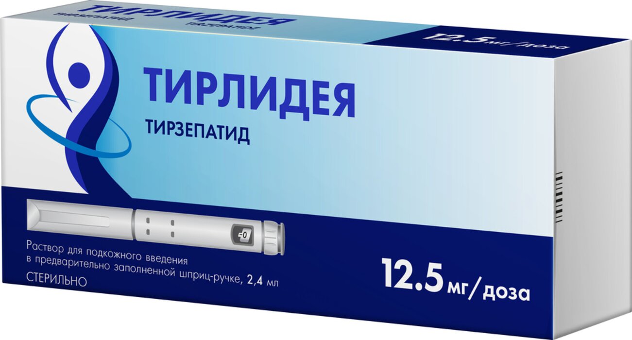 Тирлидея р-р д/и/п/к 12.5мг/доза 2.4мл шприц-ручка n1 +4 иглы