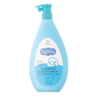 Bebble shampoo&body wash 400мл шампунь для волос и тела детский 0+мес