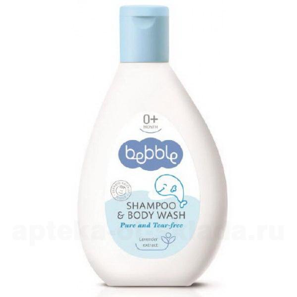 Bebble shampoo&body wash 200мл шампунь для волос и тела детский 0+мес