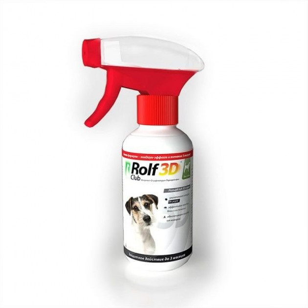 Rolf club 3d спрей для собак от блох и клещей 200 мл