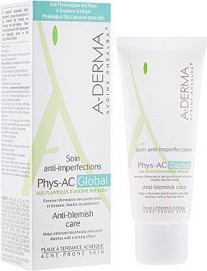 A-Derma Phys-AC Global уход за проблемной кожей склонной к акне 40 мл