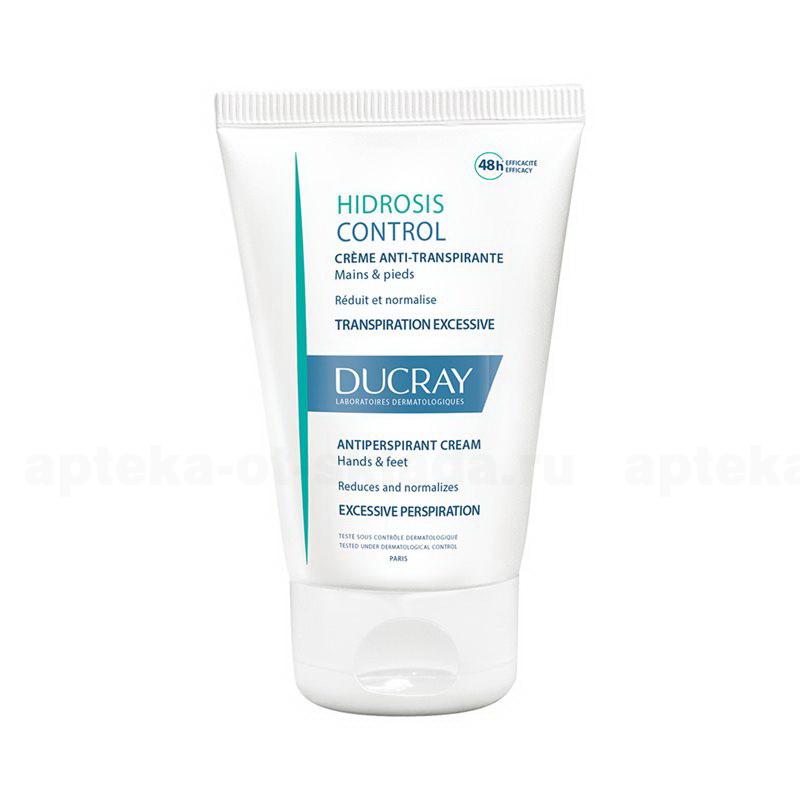 Ducray Hidrosis Control дезодорант-крем для рук и ног 50 мл