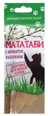 Актинидия полигамия палочки с порошком для кошек n5 мататаби с ароматом валерианы