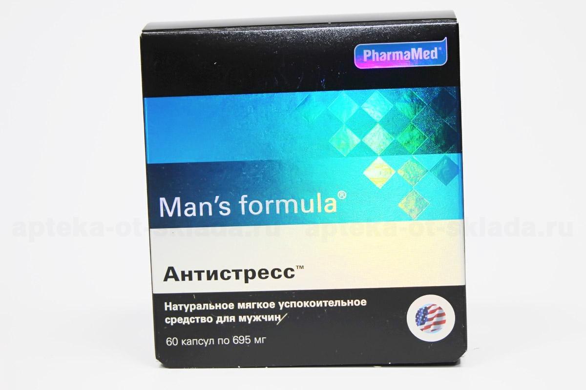 Менс формула для мужчин больше чем. Мен-с формула капс.антистресс 60. PHARMAMED man's Formula антистресс. Мужские витамины антистресс. Менс формула для мужчин антистресс.