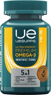Уесаппс Ультра Энерджи премиум Омега-3 капс №60