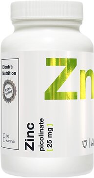 Elentra nutrition Цинка пиколинат капс 25мг N 90