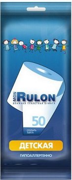 Mon Rulon бумага туалетная влажная детская N 50