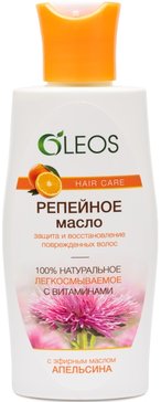 Олеос репейное масло с эфирным маслом апельсина 125 мл