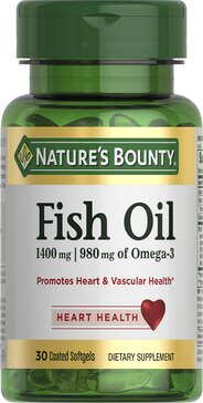 Natures Bounty Fish Oil омега-3 980мг капс N 30