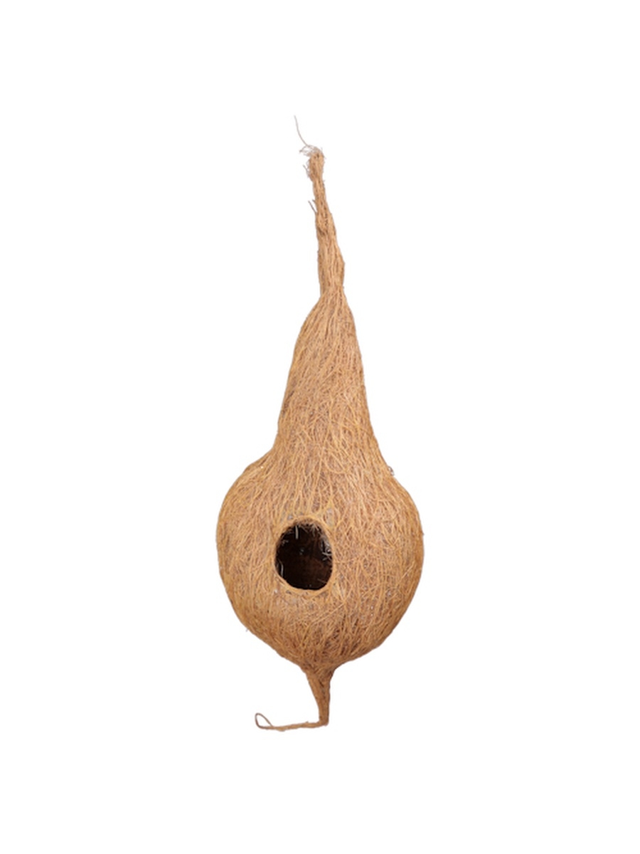 Гнездо для птиц Шурум-бурум из кокосового волокна малое 33х38см