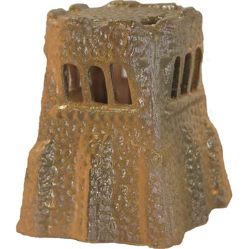 Декор башня сторожевая для аквариума 10.5х10.5х15см керамика