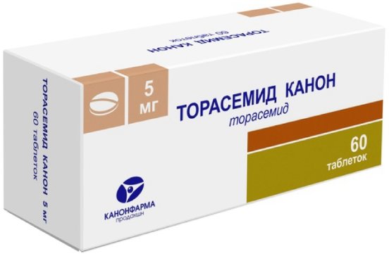 Торасемид Канон тб 5 мг N 60