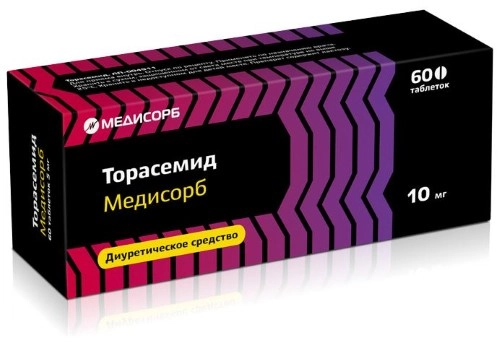 Торасемид Медисорб таб 10мг N 60