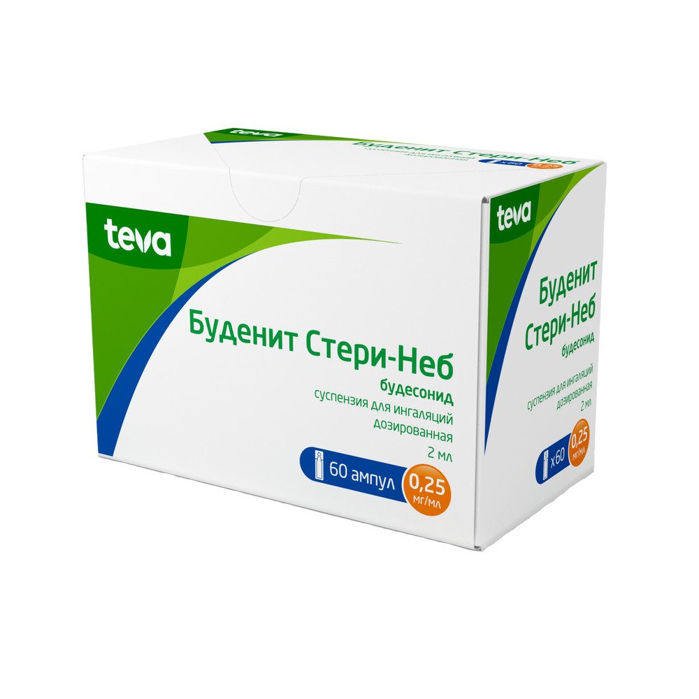 Буденит Стери-Неб сусп для инг 0,25мг/мл 2мл амп N 60