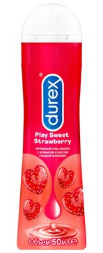 Durex Play Гель-смазка SWEET STRAWBERRY 50мл клубника N 1