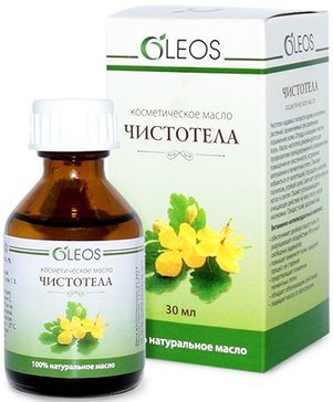 Олеос косметическое масло Чистотела с витаминно-антиоксидантным комплексом 30 мл