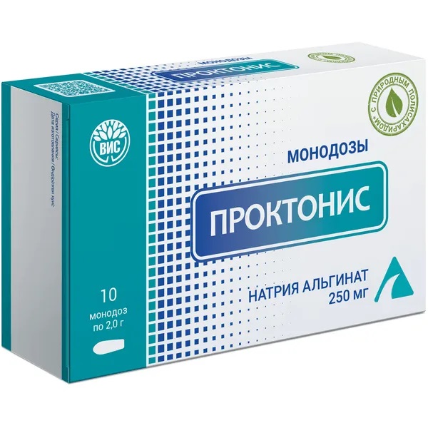 Проктонис крем монодозы 2г N 10