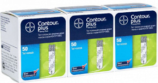 Тест полоски Контур Плюс N150 (50х3)