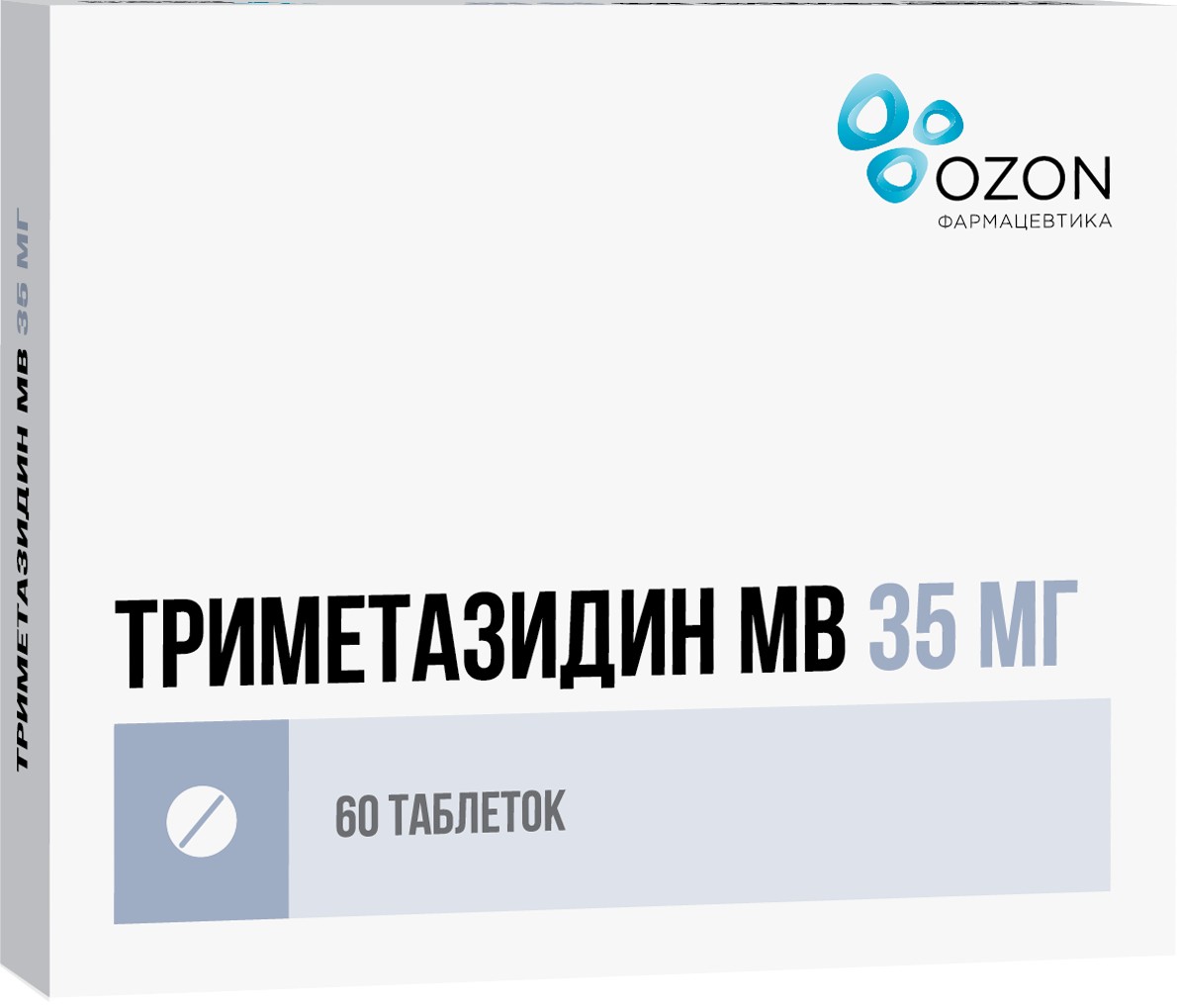 Триметазидин тб п/о плен с модифиц высвоб 35 мг N 60