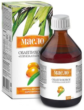 Масло облепиховое 100 мл горноалтайское