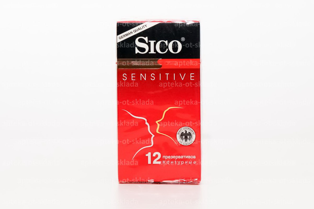 Презерватив Sico Sensitive контурные N 12