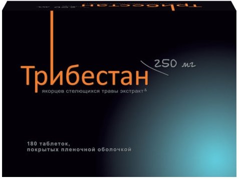 Трибестан тб п/о плен 250 мг N 180