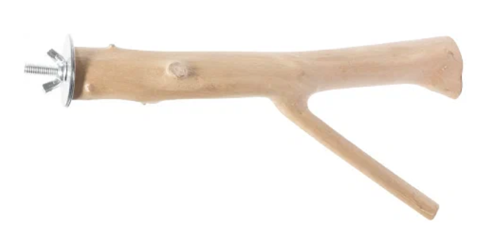 Игрушка жердочка для птиц Triol natural веточка рододендрона малая d2-3/20см