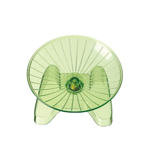 Игрушка колесо пластиковое для хомяков зеленое Шурум-бурум р1123