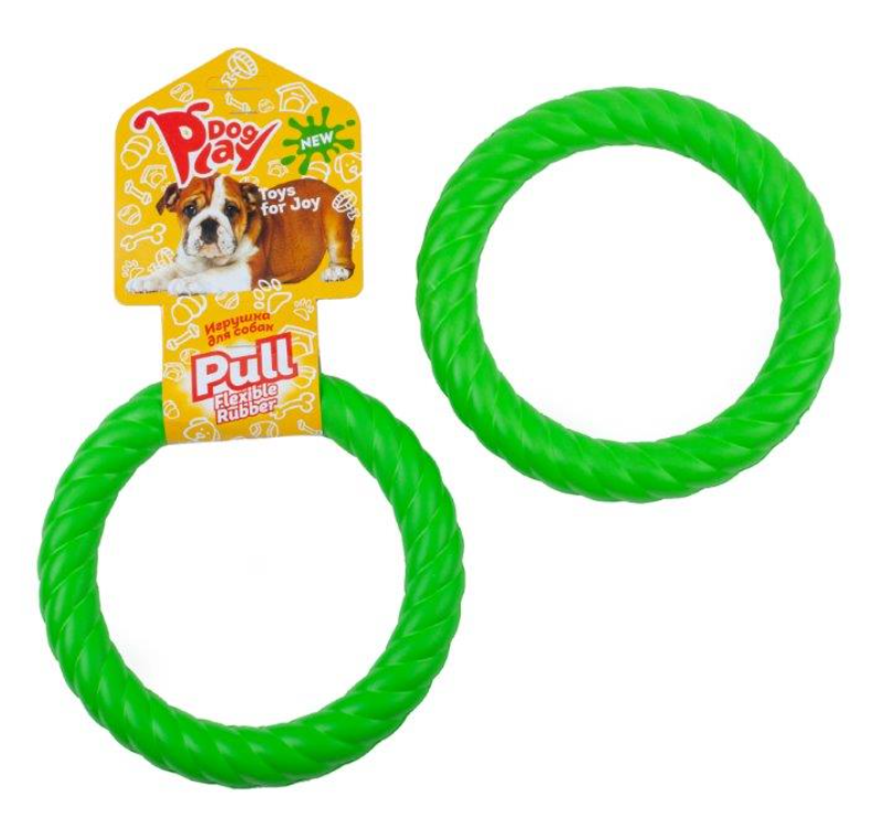 Игрушка кольцо для собак малое 16.5х2см 31019-0309 микс