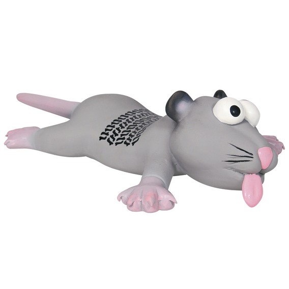 Игрушка крыса для собак Trixie латекс 22см