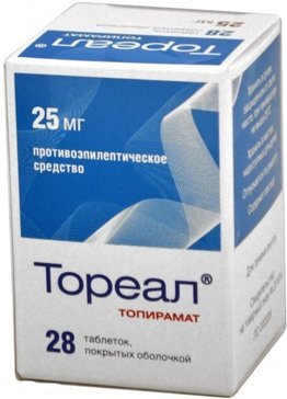 Тореал тб п/о 25 мг N 28
