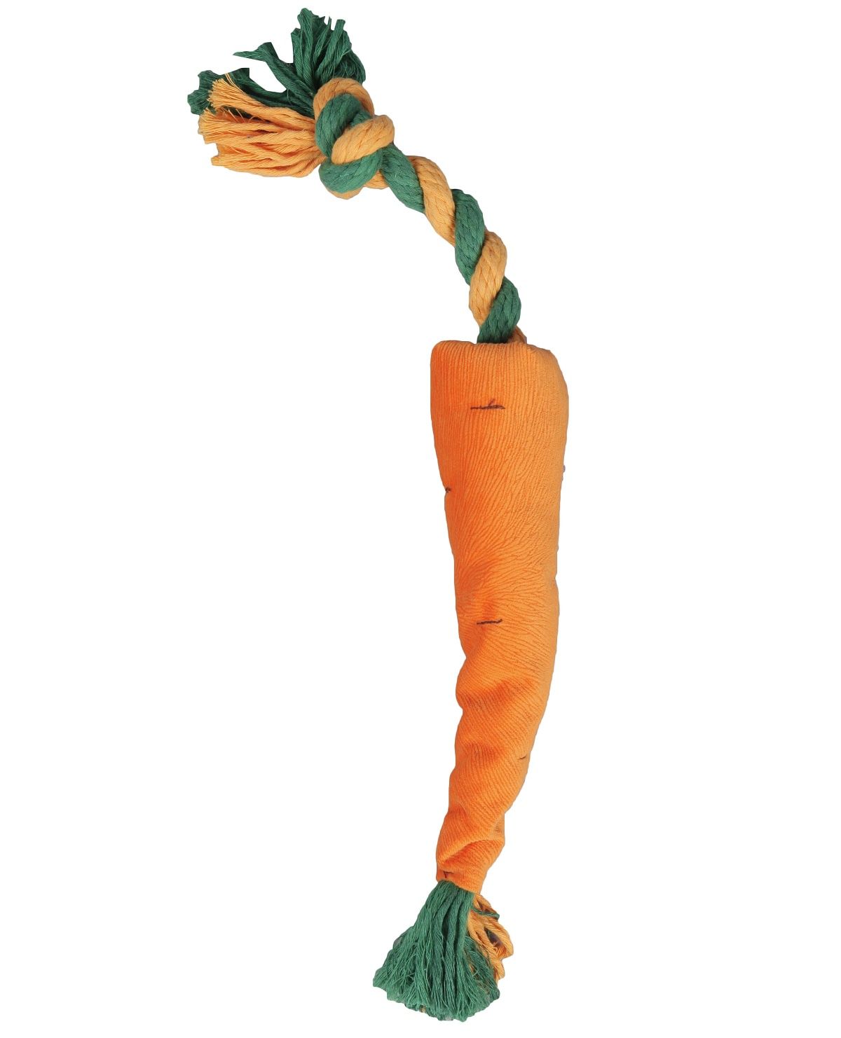 Игрушка морковка текстильная для собак Joy макси 47х6см