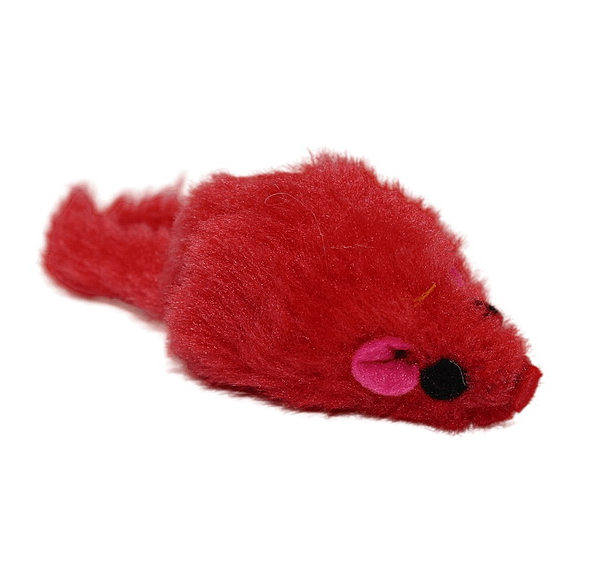 Игрушка мышь плюшевая для кошек Сибирская кошка