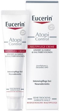 Eucerin atopicontrol крем для взрослых/детей/младенцев для тела успокаивающий 40мл N 1