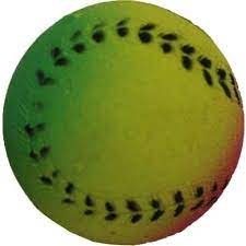 Игрушка мяч для собак Шурум-бурум радуга каучук 4см