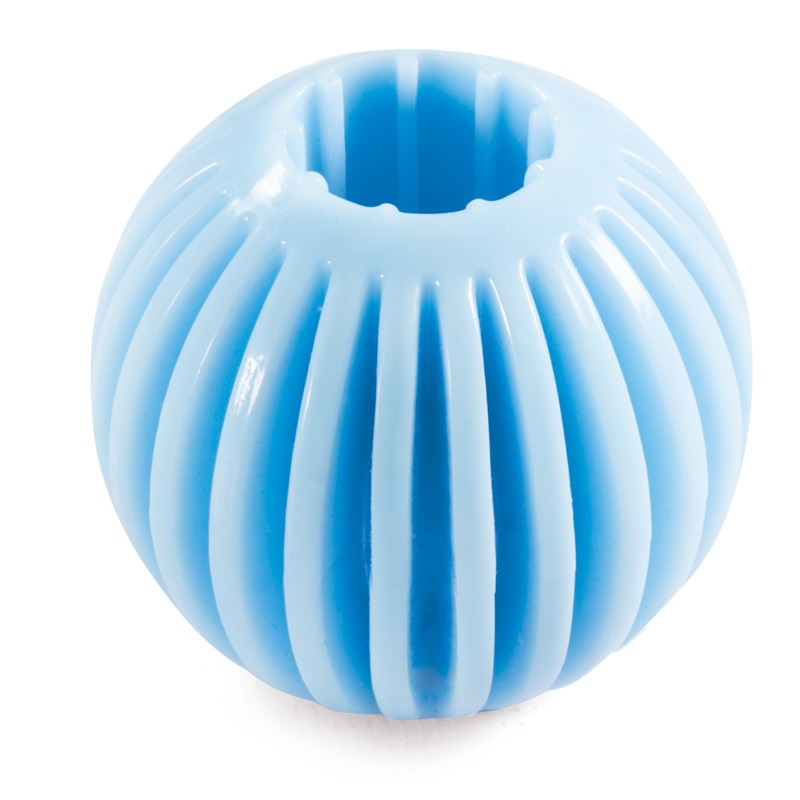 Игрушка мяч для щенков голубой Triol puppy резина 5.5см