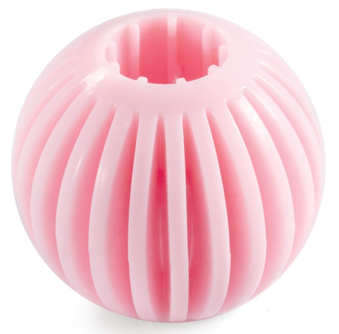 Игрушка мяч для щенков розовый Triol puppy резина 5.5см