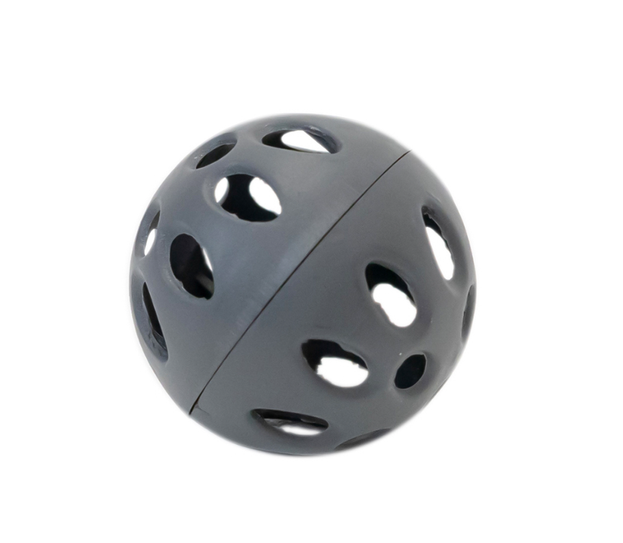 Игрушка мяч пластмассовый для кошек серый Дарэленд 5.5см