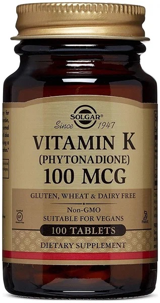 Солгар Витамин К1 100мкг(фитоменадион) тб 310мг N 100