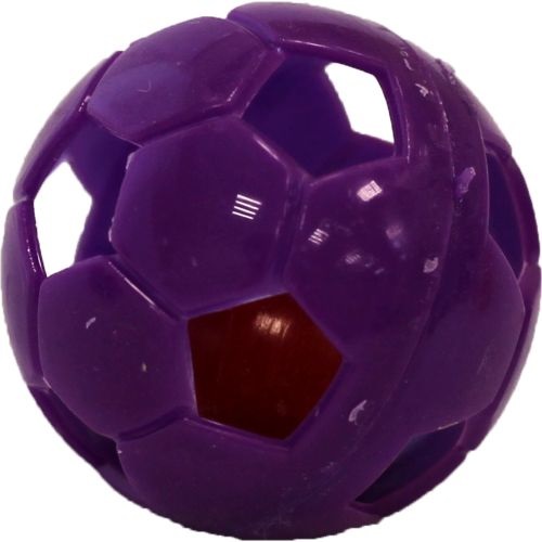 Игрушка мяч футбольный для кошек Шурум-бурум пластик 4см