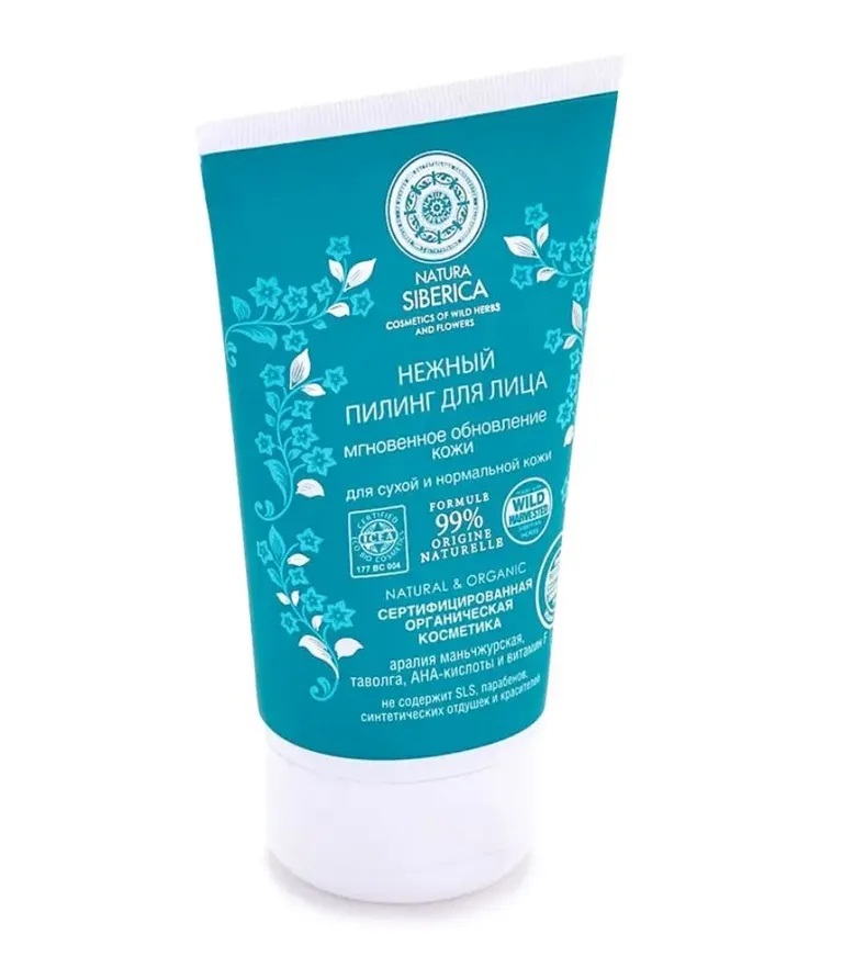 Natura Siberica пилинг д/лица нежный д/сух/норм кожи 150мл N 1