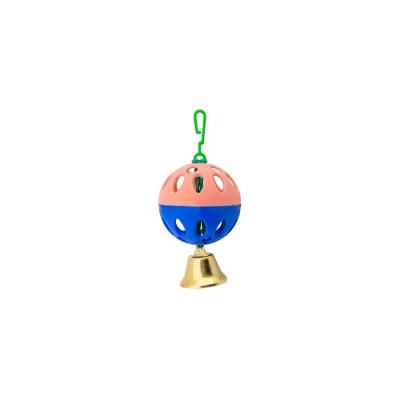 Игрушка один шарик с колокольчиком для птиц Дарэлл