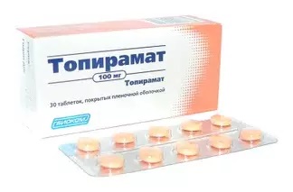 Топирамат тб п/о плен 100мг N 30