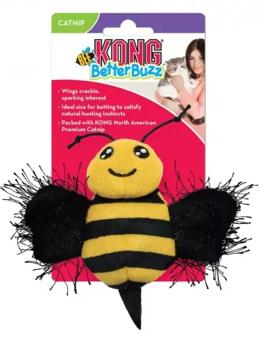 Игрушка пчела для кошек Kong better buzz с кошачьей мятой
