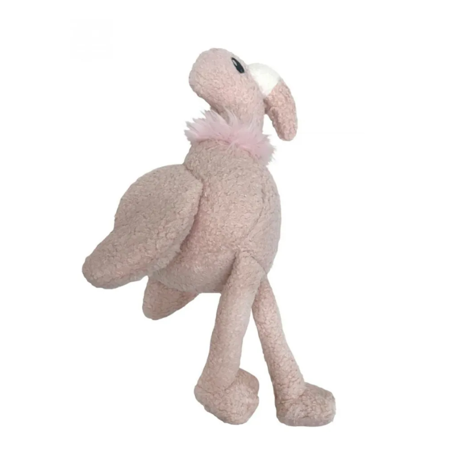 Игрушка фламинго для собак розовый Tufflove 35см