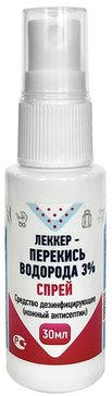 Леккер Перекись водорода спрей 3% 30мл N 1