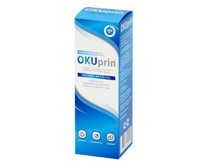 Окуприн р-р д/ухода за контактными линзами 360мл N 1